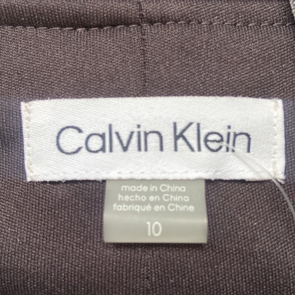 NWT Calvin Klein Balloon Sleeves Velvet Dress - Picture 9 of 14